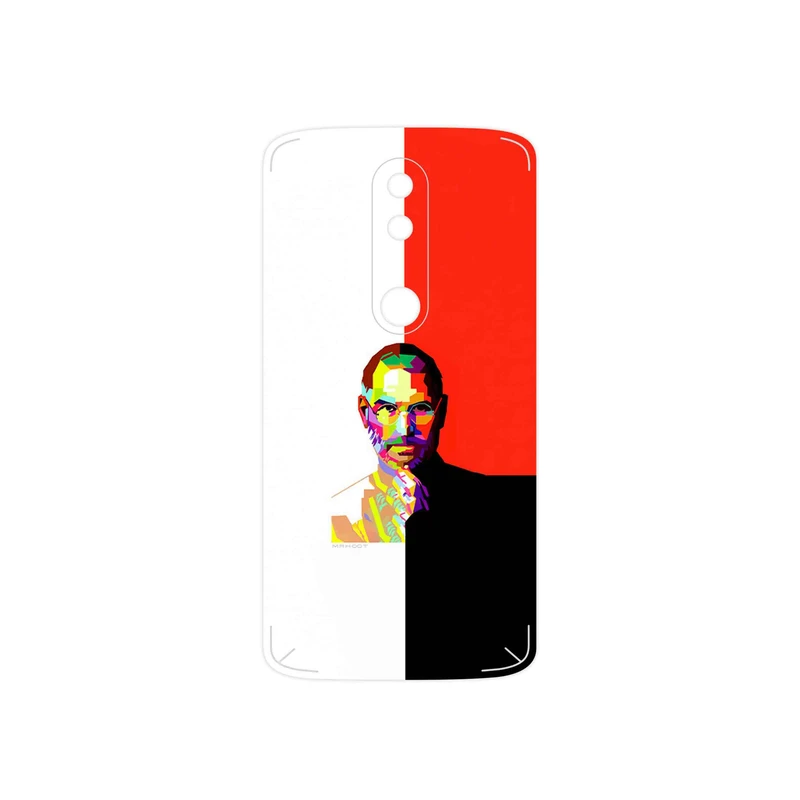 برچسب پوششی ماهوت مدل Collage of Steve Jobs 1 مناسب برای گوشی موبایل موتورولا Moto X Force