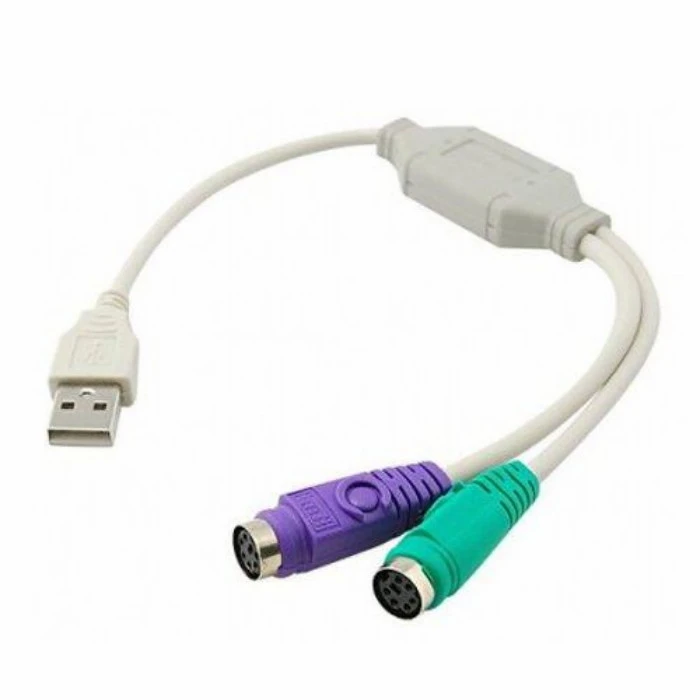 کابل تبدیل ps2 به USB مدل PS/2_PLUS  طول 0.3 متر