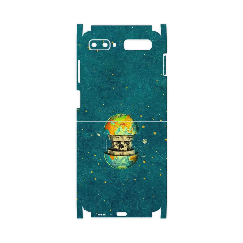 برچسب پوششی ماهوت مدل Collage of Earth Face-FullSkin مناسب برای گوشی موبایل سامسونگ Galaxy Z Flip