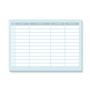 کاغذ یادداشت طرح کیوتی مدل word