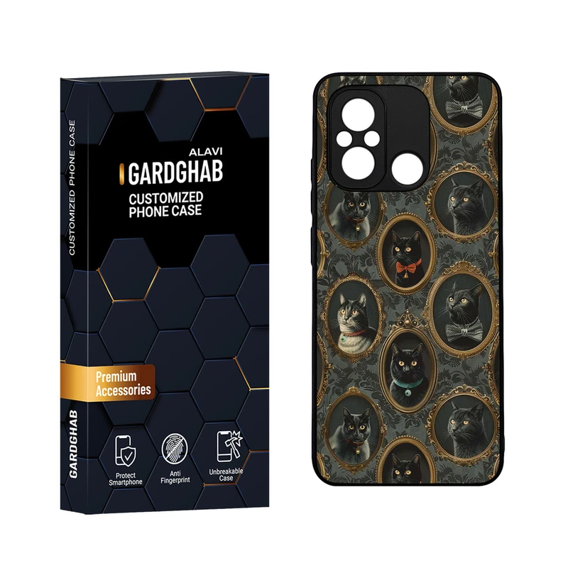 کاور گارد قاب مدل دورژله ای فانتزی مناسب برای گوشی موبایل شیائومی Poco C55 / Redmi 12c