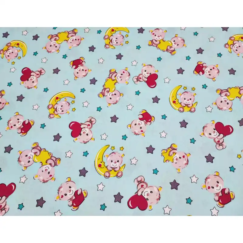 پارچه ملحفه مدل خرسی کدF