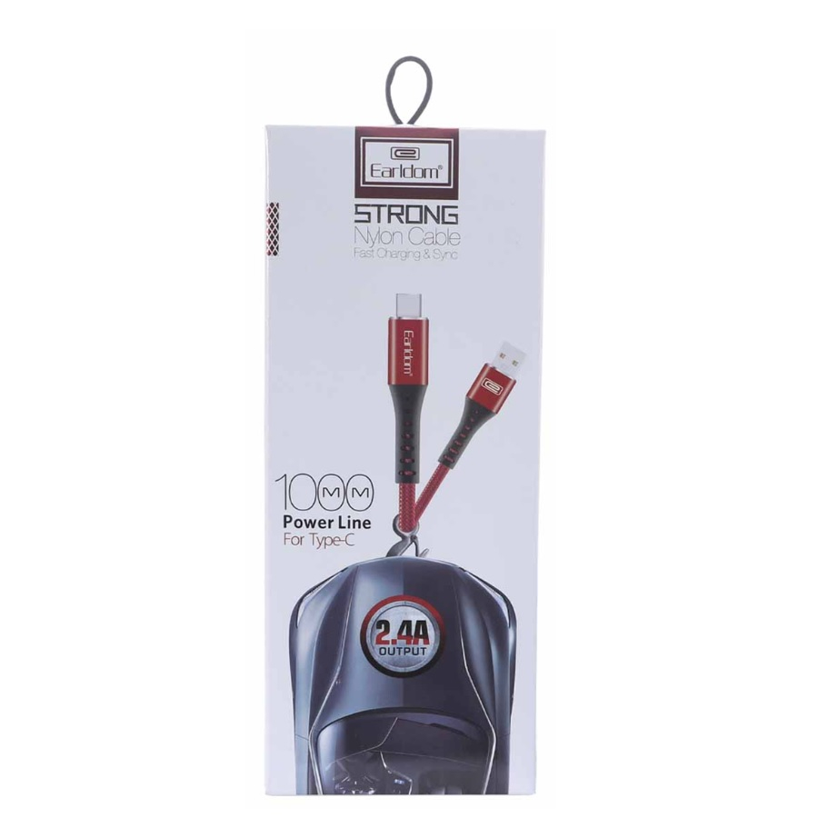 کابل تبدیلUSB به USB-C ارلدام Earldom EC-058C Strong طول 1 متر