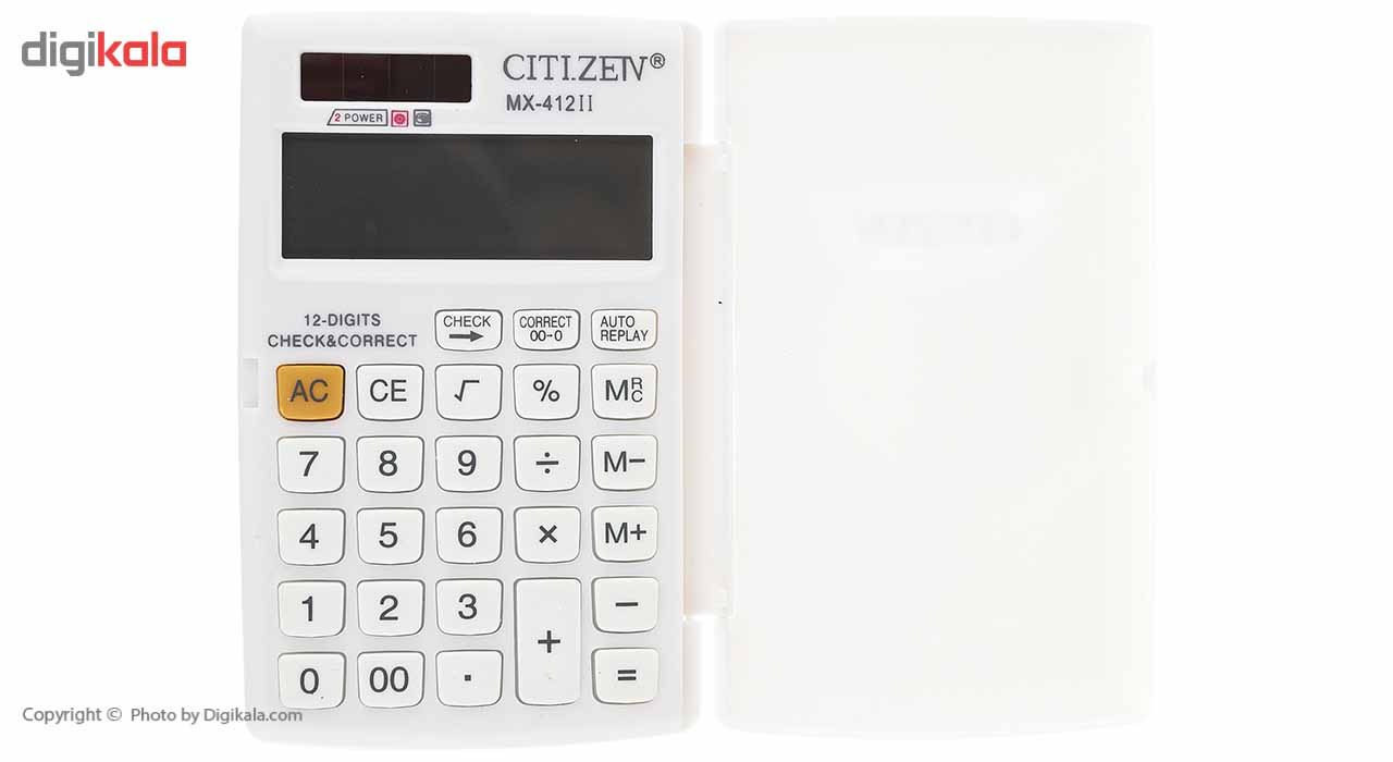 ماشین حساب سیتیزن مدل MX-412II ماشین حساب سیتیزن مدل MX-412II