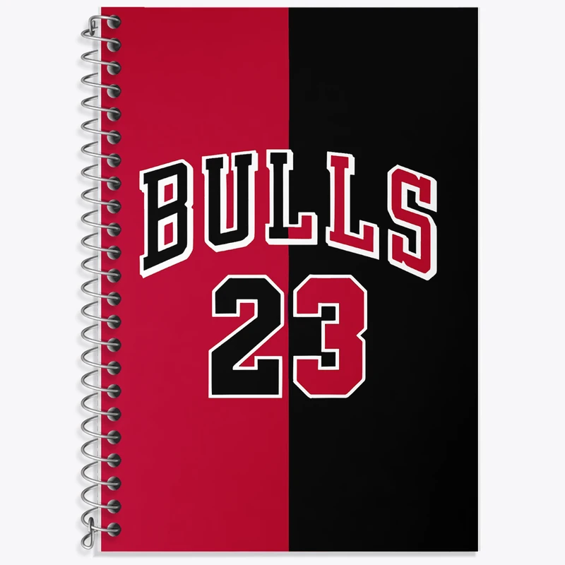 دفتر لغت 50 برگ خندالو طرح شیکاگو بولز (Chicago Bulls) کد F6941