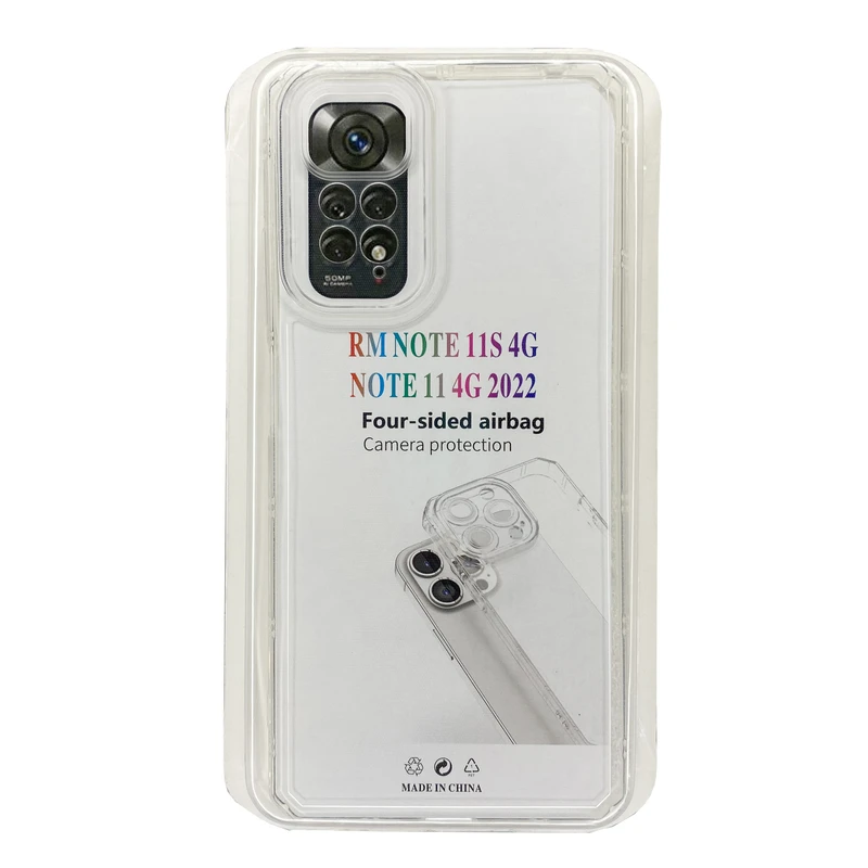 کاور مدل Clear Airbag مناسب برای گوشی موبایل شیائومی Redmi Note 11 4G / Redmi Note 11S 4G