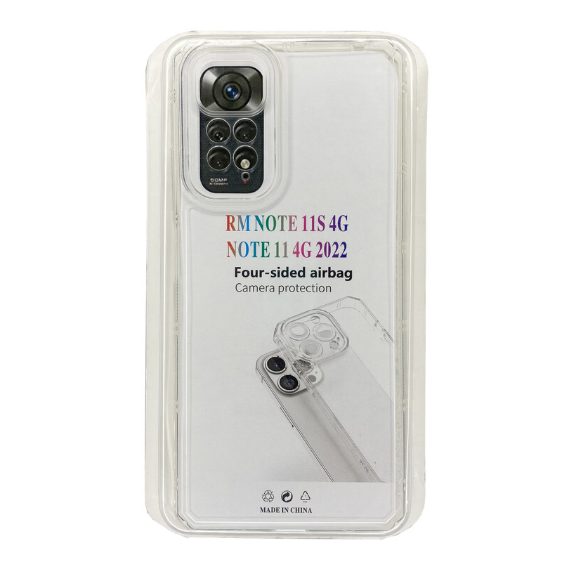 کاور مدل Clear Airbag مناسب برای گوشی موبایل شیائومی Redmi Note 11 4G / Redmi Note 11S 4G