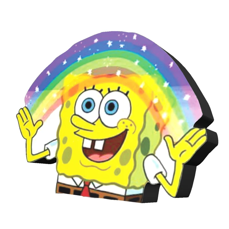 استیکر چوبی موبایل مدل Spong Bob04