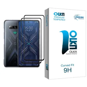 Cooling Olka Glass MIX002 Screen Protector For Xiaomi Black Shark 4 Pro Pack Of 2