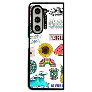 AKAM AMCWSGZFOLD5-GOOD VIBES14 Cover For Samsung Galaxy Z Fold 5