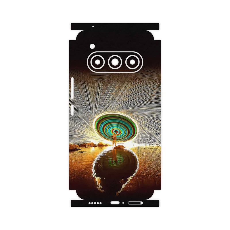 برچسب پوششی ماهوت مدل Night Light Fountain-FullSkin مناسب برای گوشی موبایل داریا Bond II Lite 5G