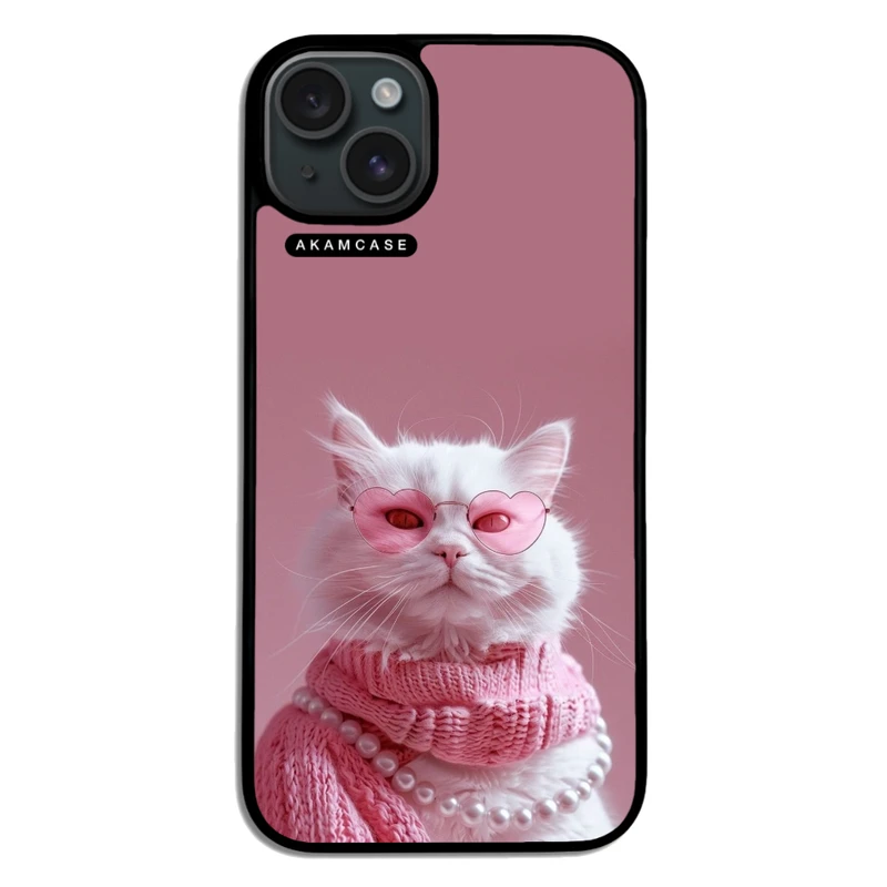 کاور آکام مدل AMC-WA15PLUS-CATS-45 مناسب برای گوشی موبایل اپل iPhone 15 Plus