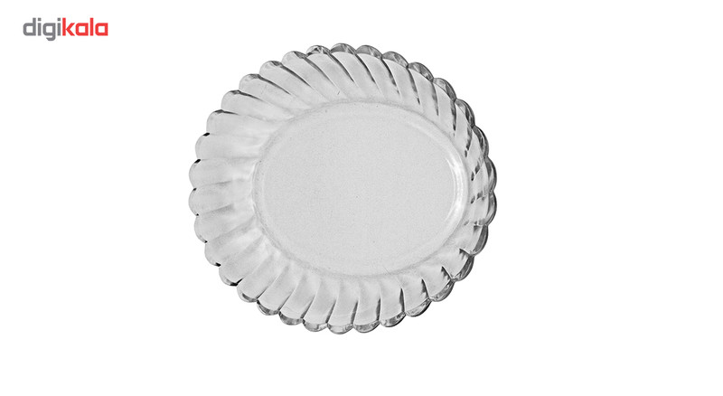 دیس بیضی شیشه و بلور اصفهان کوچک مدل سارینا کد 822