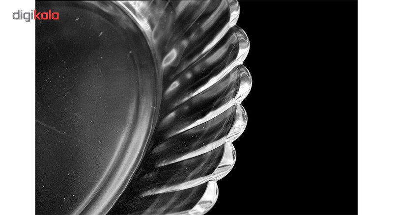 دیس بیضی شیشه و بلور اصفهان کوچک مدل سارینا کد 822