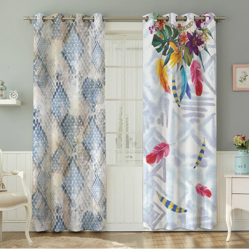 پرده نیروانا طرح   سنتی مدل هازان کد 4857سایز 140×280 سانتی متر