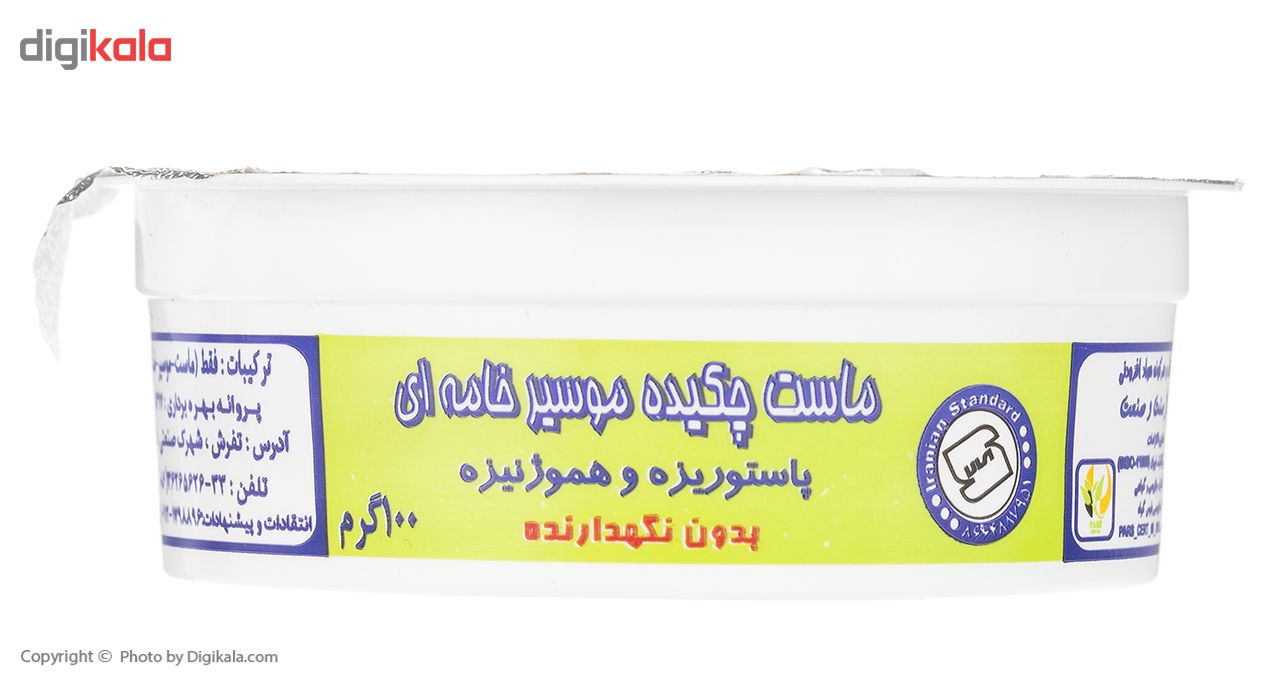 ماست چکیده موسیر خامه ارگانیک کوهپناه - 100 گرم