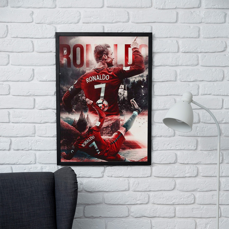 تابلو مدل دیواری طرح رونالدو | Ronaldo کد FD439