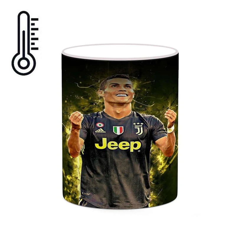 ماگ حرارتی کاکتی مدل کریستیانو رونالدو کد mgh24877