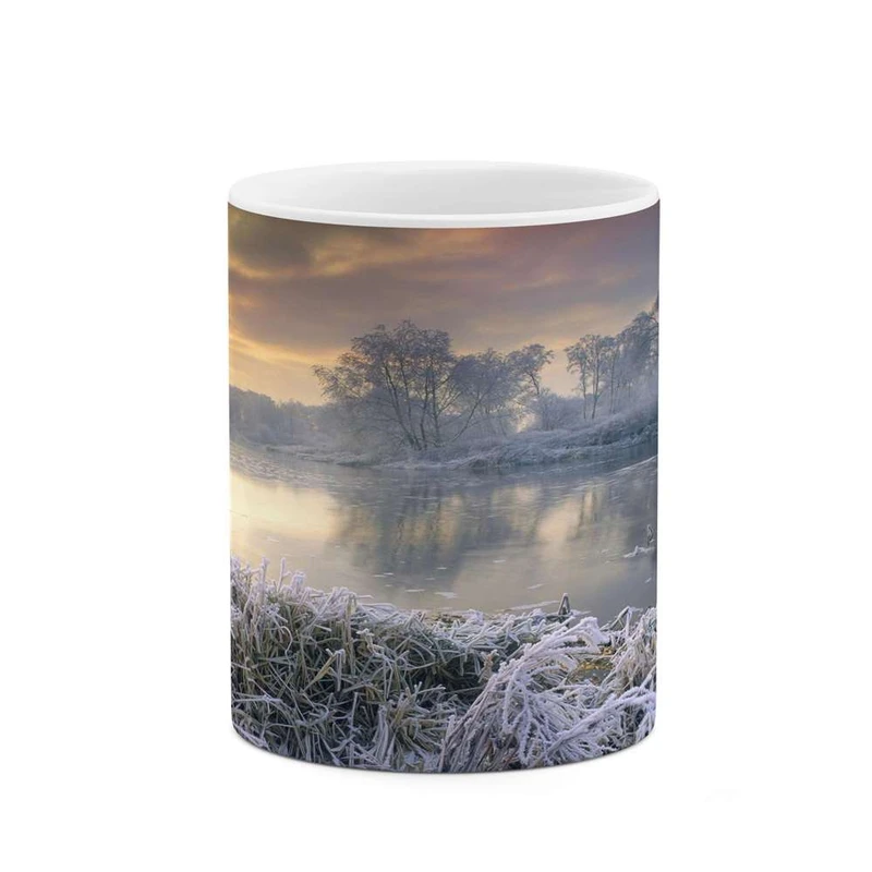 ماگ کاکتی مدل منظره برفی کد mgh15135