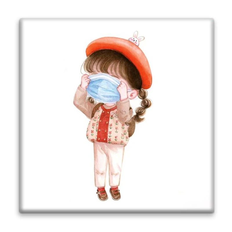 زیر لیوانی  مدل دختر کد    4687805_3296