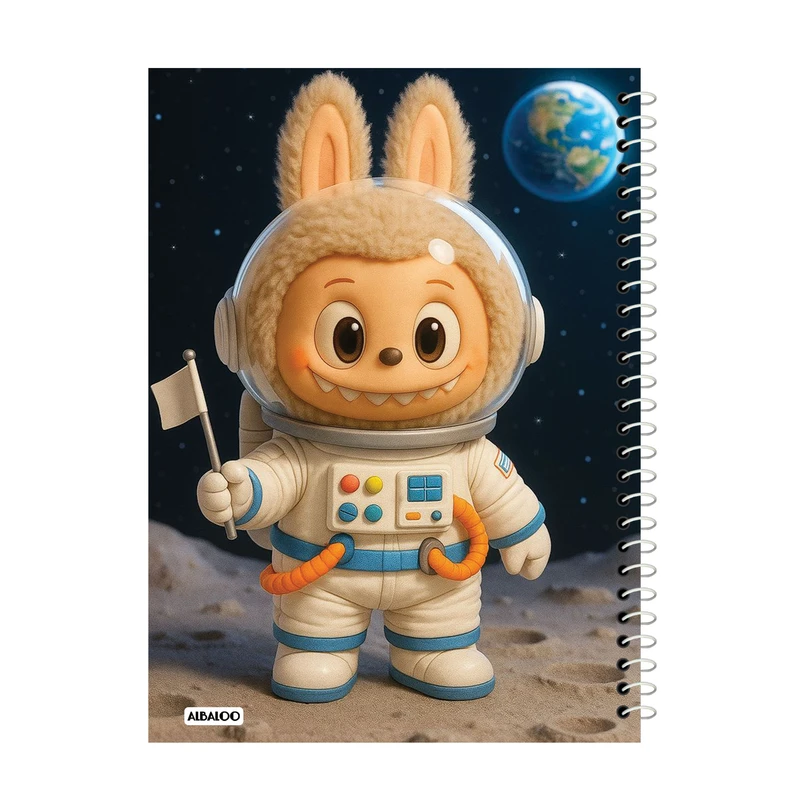 دفترچه یادداشت 50 برگ آلبالو مدل لبوبو کد 2099