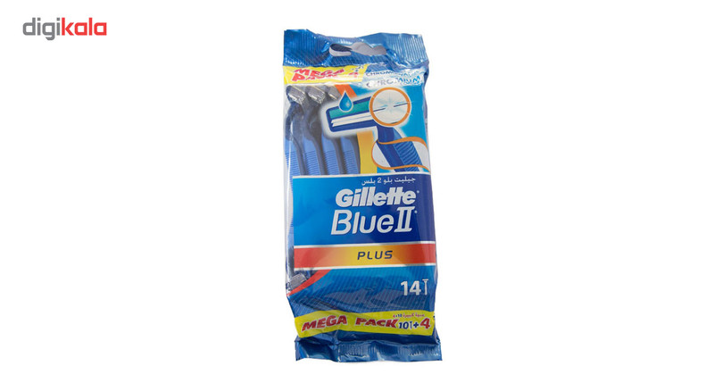 خود تراش ژیلت مدل Blue 2 Plus بسته 14عددی خود تراش ژیلت مدل Blue 2 Plus بسته 14عددی