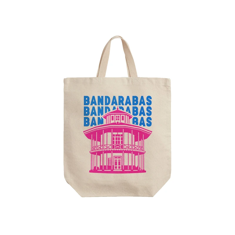 ساک خرید ترمه طراحان ایده مدل نماد عمارت کلاه فرنگی بندرعباس کد map0043 - S