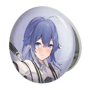 آینه جیبی خندالو طرح روکسی انیمه موشوکو تنسی مدل تاشو کد 24140 