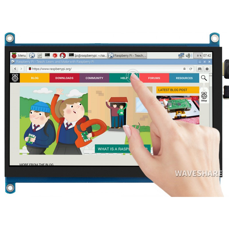 نمایشگر لمسی ویوشیر مدل 7 inch HDMI Display Model H