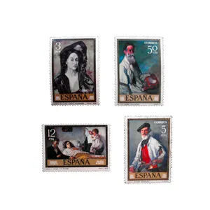 تمبر یادگاری طرح هنری مدل تابلوی نقاشی کد t-304 مجموعه 4 عددی