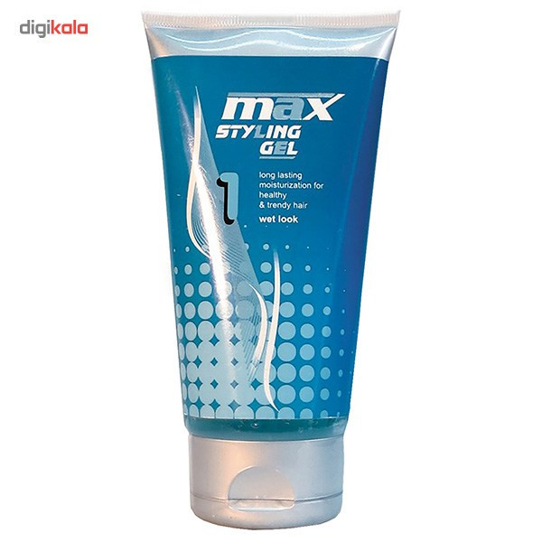 ژل حالت دهنده مو مکس مدل مرطوب حجم 150 میلی لیتر