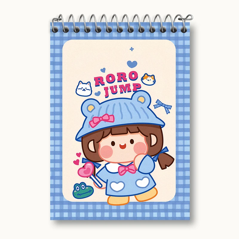 دفتر یادداشت 50 برگ خندالو طرح رورو جامپ کیوت کد N3905