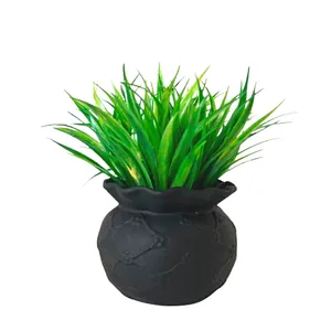 گلدان به همراه گل مصنوعی مدل لوتوس کد 818