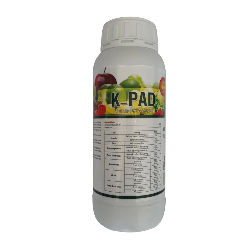 کود تک گانه پتاسیم پادنا مدل K-Pad حجم 1 لیتر