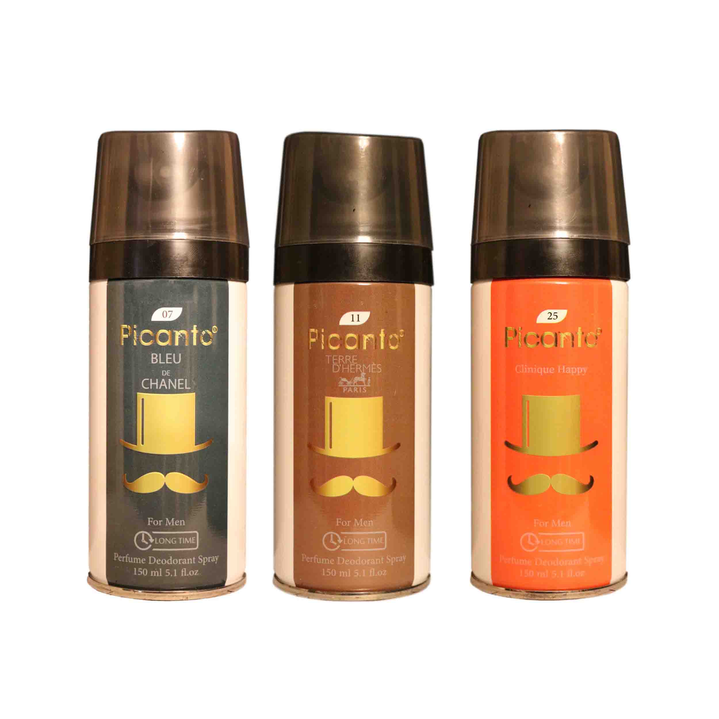 اسپری خوشبو کننده بدن مردانه پیکانتو مدل P14 حجم 150 میلی لیتر مجموعه 3 عددی