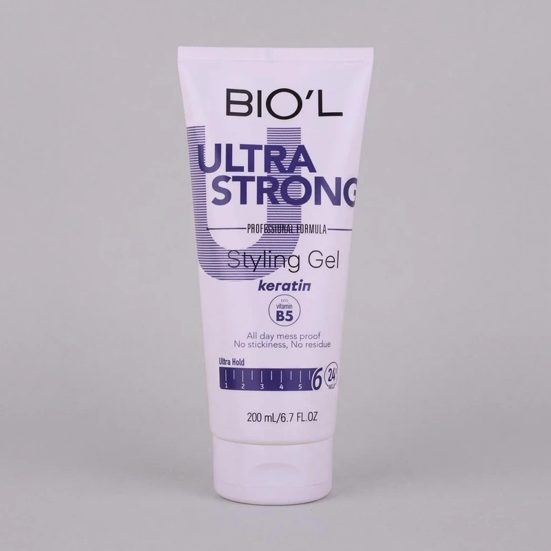 ژل حالت دهنده مو بیول مدل ULTRA STRONG حجم 200 میلی لیتر