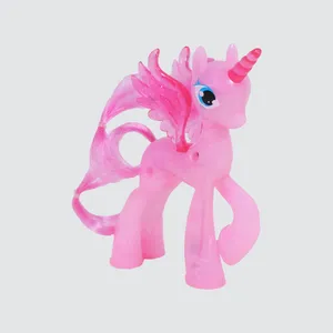 فیگور مدل اسب تک شاخ بالدار چراغدار A2