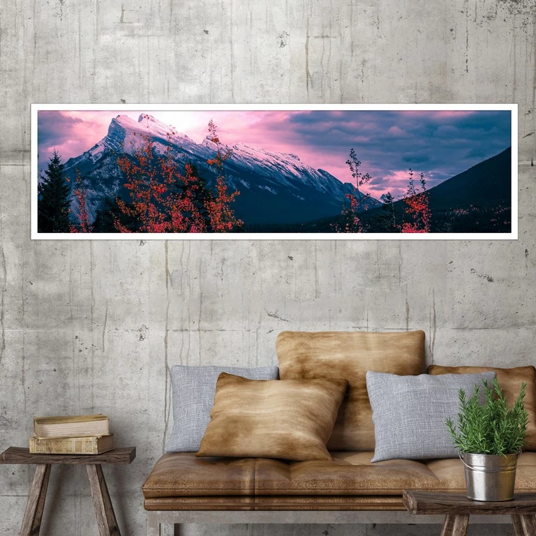 تابلو بکلیت طرح طبیعت کوهستان مدل کشیده W-7689