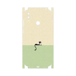 MAHOOT Minimal Internet Cat Icon-FullSkin Cover Sticker for Huawei Y7 Prime 2019