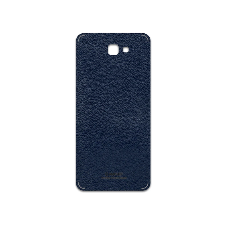 برچسب پوششی ماهوت مدل Deep-Blue-Leather مناسب برای گوشی موبایل سامسونگ Galaxy J7 Prime