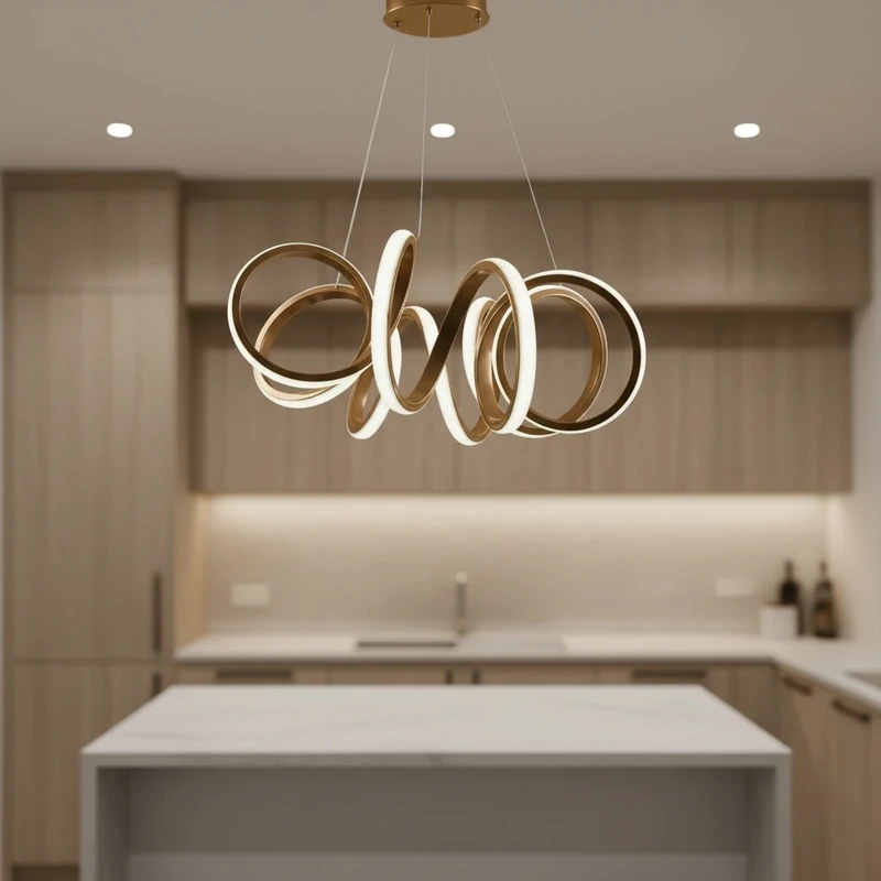 لوستر 1 شعله نور از ما رشکان مدل FERGOL/7PAR