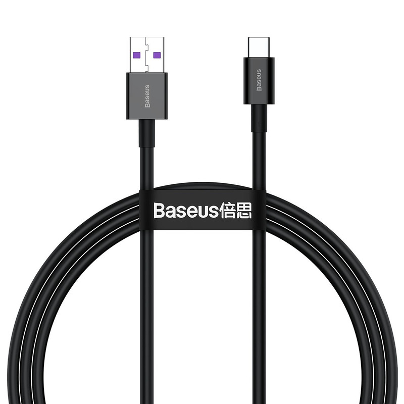 کابل USB به USB-C باسئوس مدل Superior Series Fast Charging (6A 66W) طول 1 متر