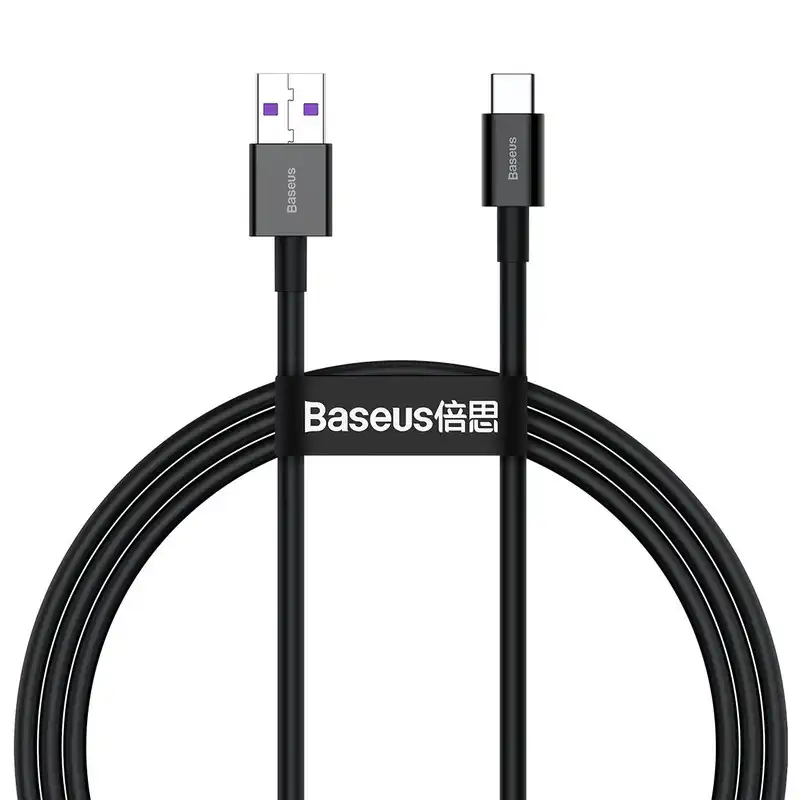 کابل USB به USB-C باسئوس مدل Superior Series Fast Charging (6A 66W) طول 1 متر