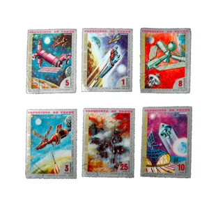 تمبر یادگاری مدل فضایی کد bc-1401 مجموعه 6 عددی