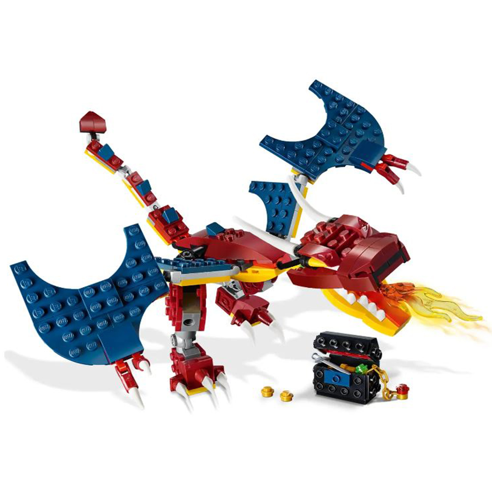 لگو سری کریتور مدل Fire Dragon کد 31102 لگو سری کریتور مدل Fire Dragon کد 31102