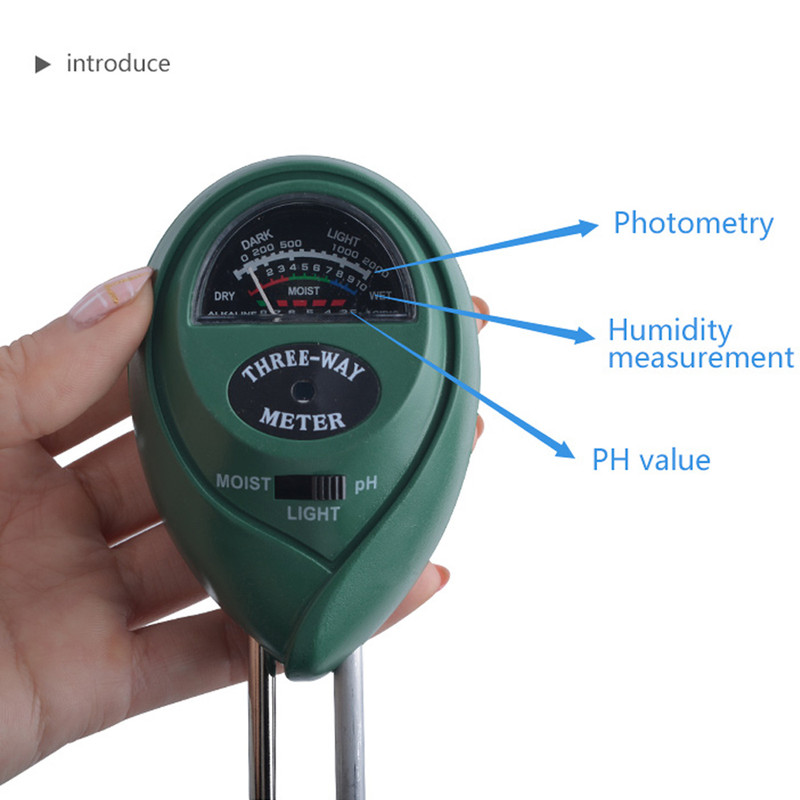 رطوبت سنج و PH سنج و نور سنج مدل Analog