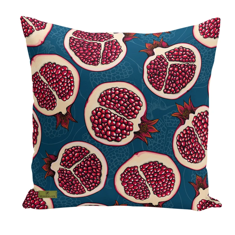 کاور کوسن ریحانلوکس مدل یلدایی کد RH129 سایز 43*43 سانتی متر