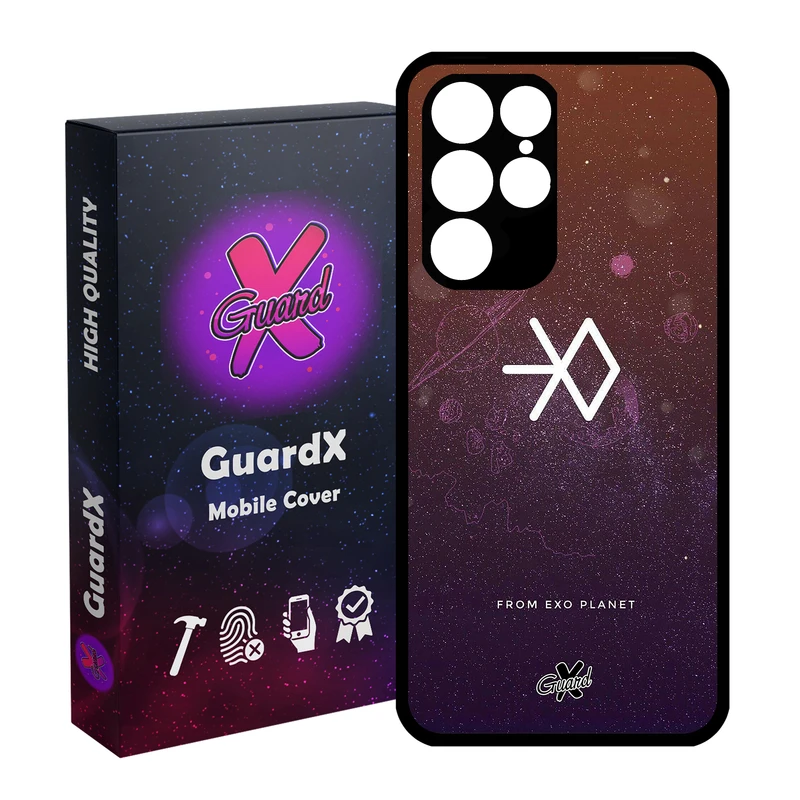 کاور گارد ایکس طرح Exo مدل Glass10021 مناسب برای گوشی موبایل سامسونگ Galaxy S22 Ultra