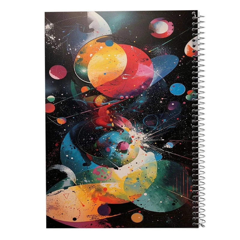 دفتر شطرنجی 50 برگ مدوپد طرح اشکال فانتزی کد DF16218