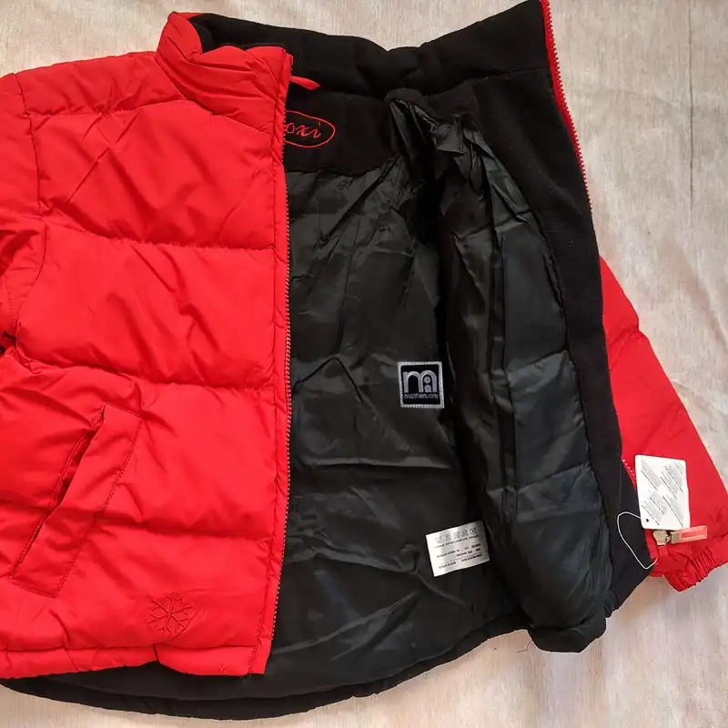 کاپشن دخترانه مدل پفکی 4 رنگ قرمز